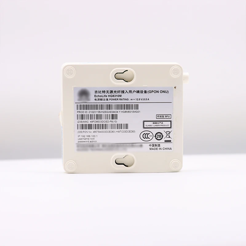 Бесплатная доставка 10 шт. б/у Gpon ONU HG8310M ftth волоконно-оптический секундный ont