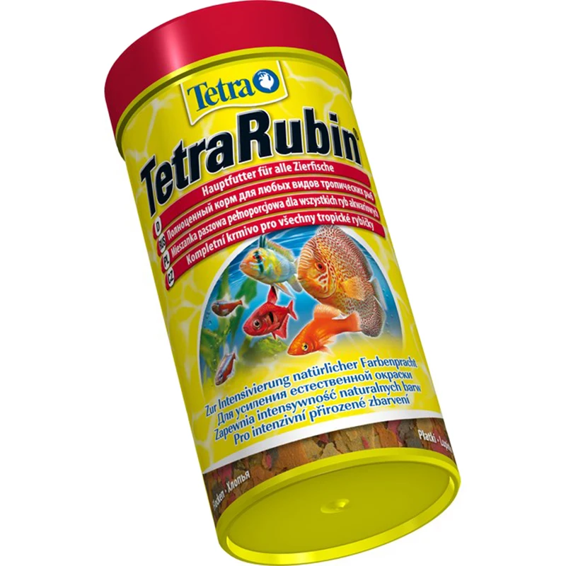 Tetra Rubin Flakes корм для улучшения окраса всех видов рыб хлопья | Дом и сад