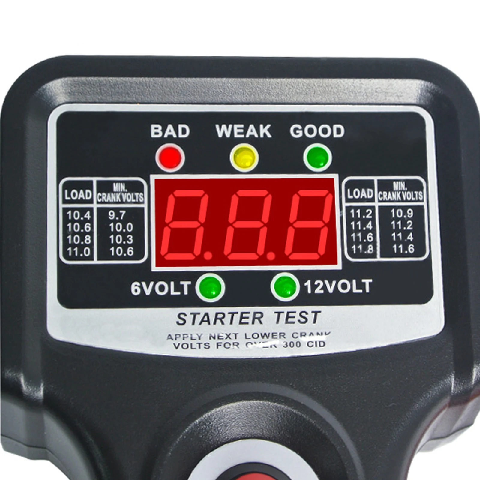 Автомобильный тестер напряжения заряда аккумулятора автомобильный индикатор 6 В