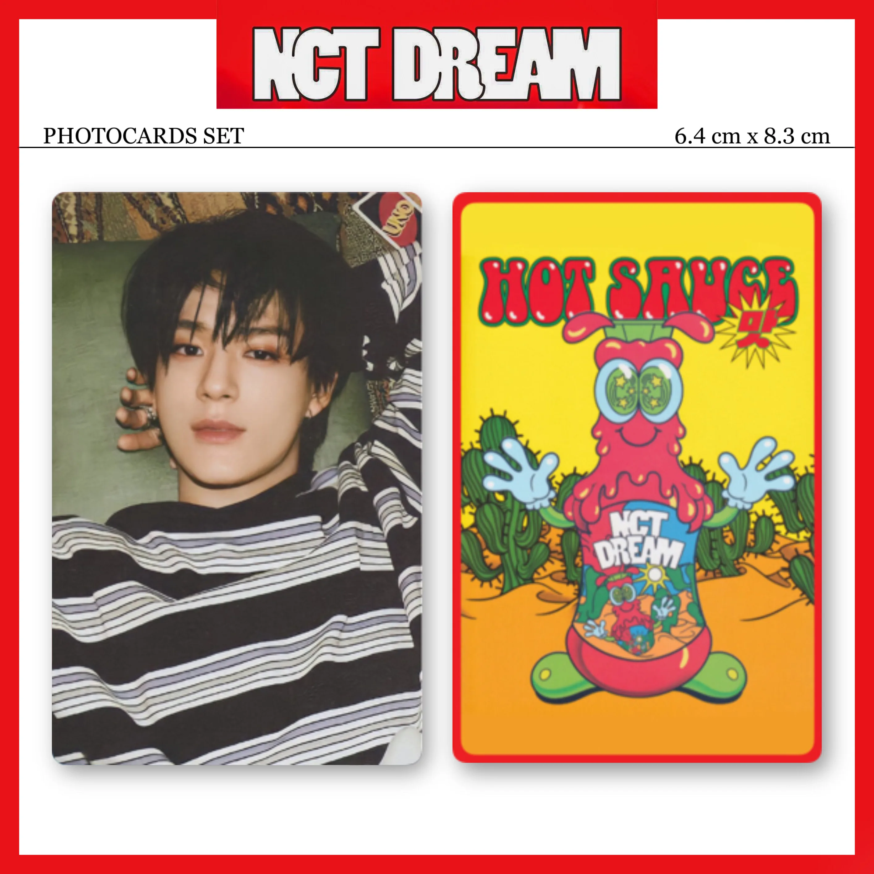 7 шт/комплект Карты закладка K-POP NCT DREAM HOT SAUCE для коллекции