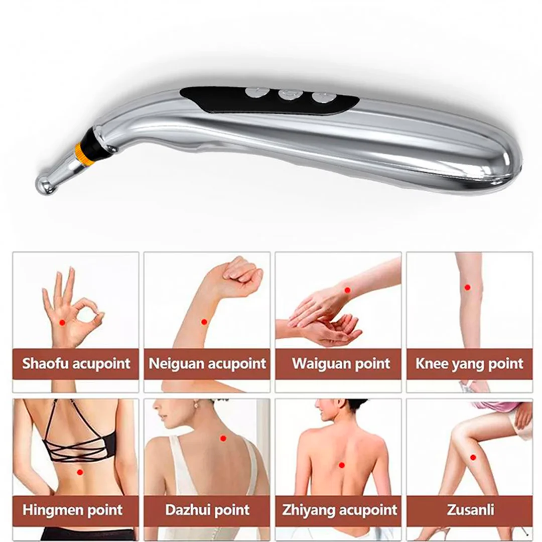 Массажная электронная ручка для точечного акупунктурного массажа тела |