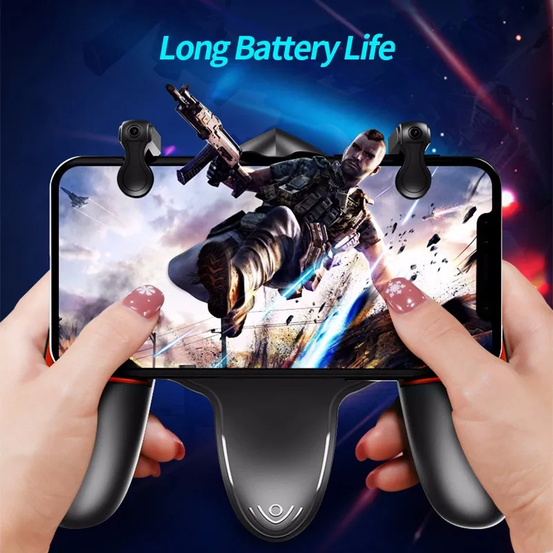 Игровой контроллер PUBG, геймпад, пусковая кнопка, свободный вентилятор охлаждения, геймпад, джойстик для iPhone, Android, мобильного телефона