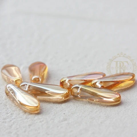 Бусины-разделители из хрустального стекла Dragger 6x16 мм