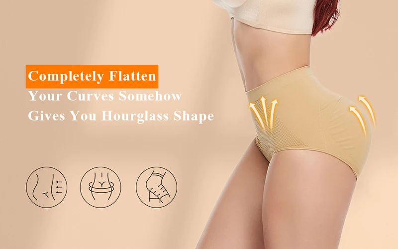 spanx underwear Womens Shapewear Seamless Butt Lifter Padded Control Panties Waist Trainer Body Shaper Brief Tummy Control Underwear tummy tucker