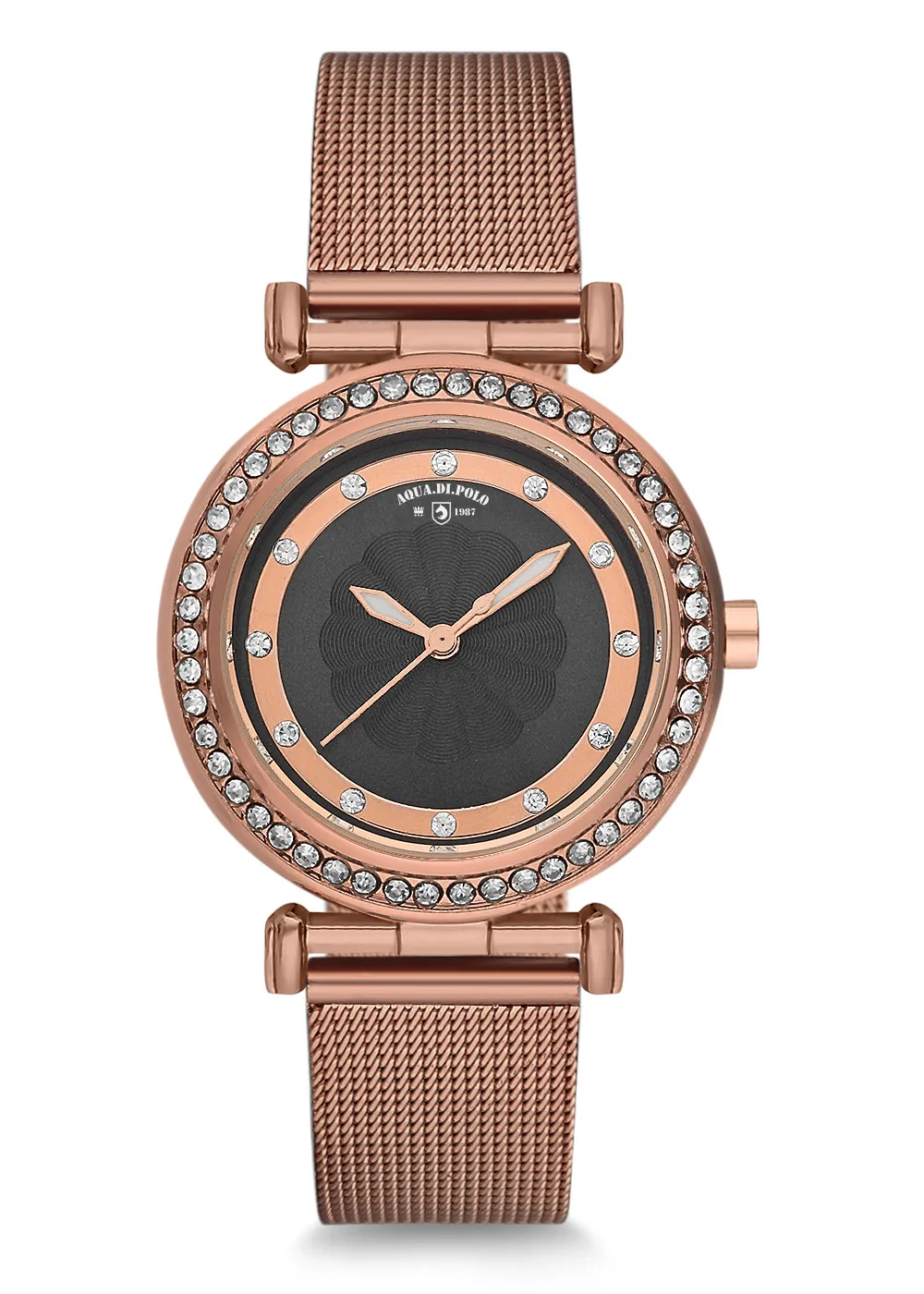 

2020 top Brand Luxury Fashion Women 'S Golden Steel Quartz Wrist watch Aqua Di Polo 1987 APL36B341608