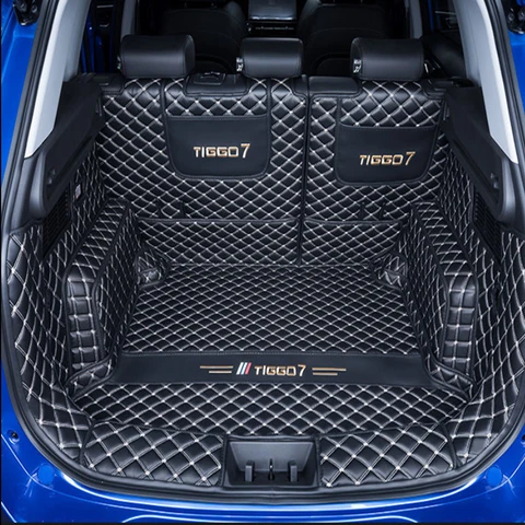Кожаные прочные коврики для багажника Chery Tiggo 7 Pro Max 2023 2022 - изображение