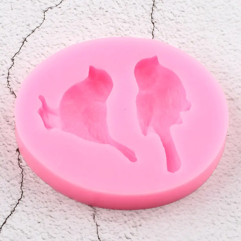 3D Птицы силиконовые формы Шоколадные конфеты Сделай Сам Рукоделие мыло смолы