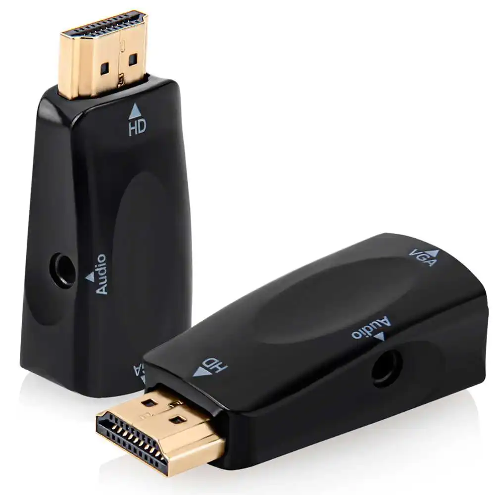 Преобразователь видео 1080P HDMI в VGA адаптер кабель ТВ монитор Full HD|Кабели HDMI| |