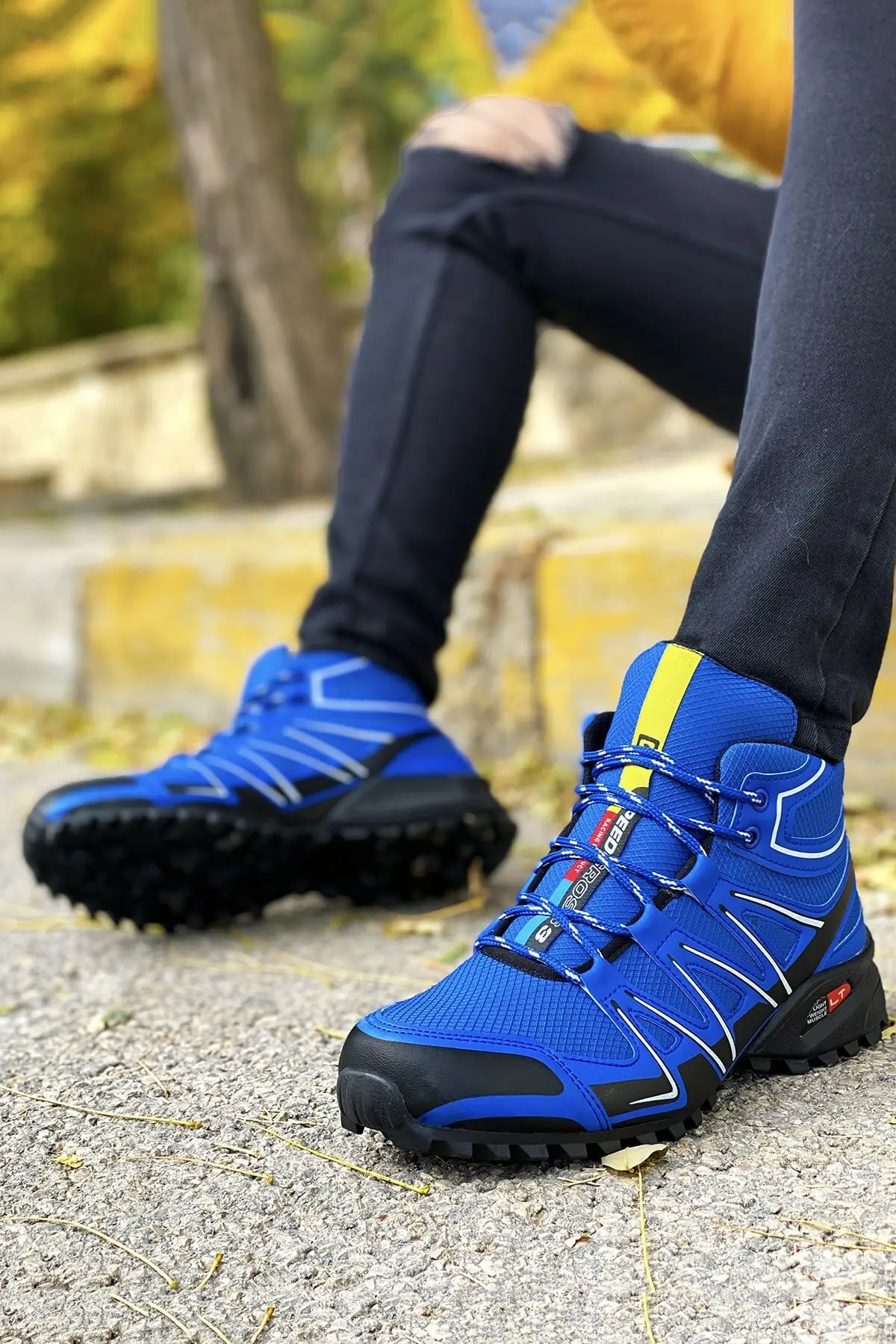 Luminous Shoes Solaman Series Explosion-proof Sneakers Shoes Chaos Large Size Outdoor Shoes Non-slip Casual Sports Shoes