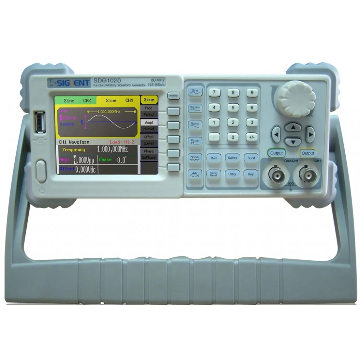 Siglent SDG1020 20MHZ Color arbitrary function generator | Инструменты