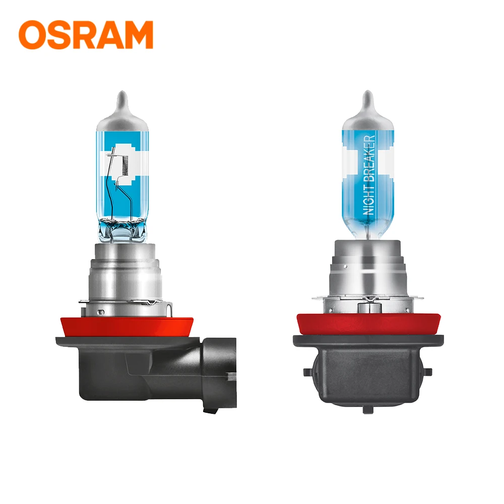 Автомобильные галогенные лампы Osram H8 (PGJ19-1) Night Breaker Laser (2 шт.) 64212NL-HCB | Лампы