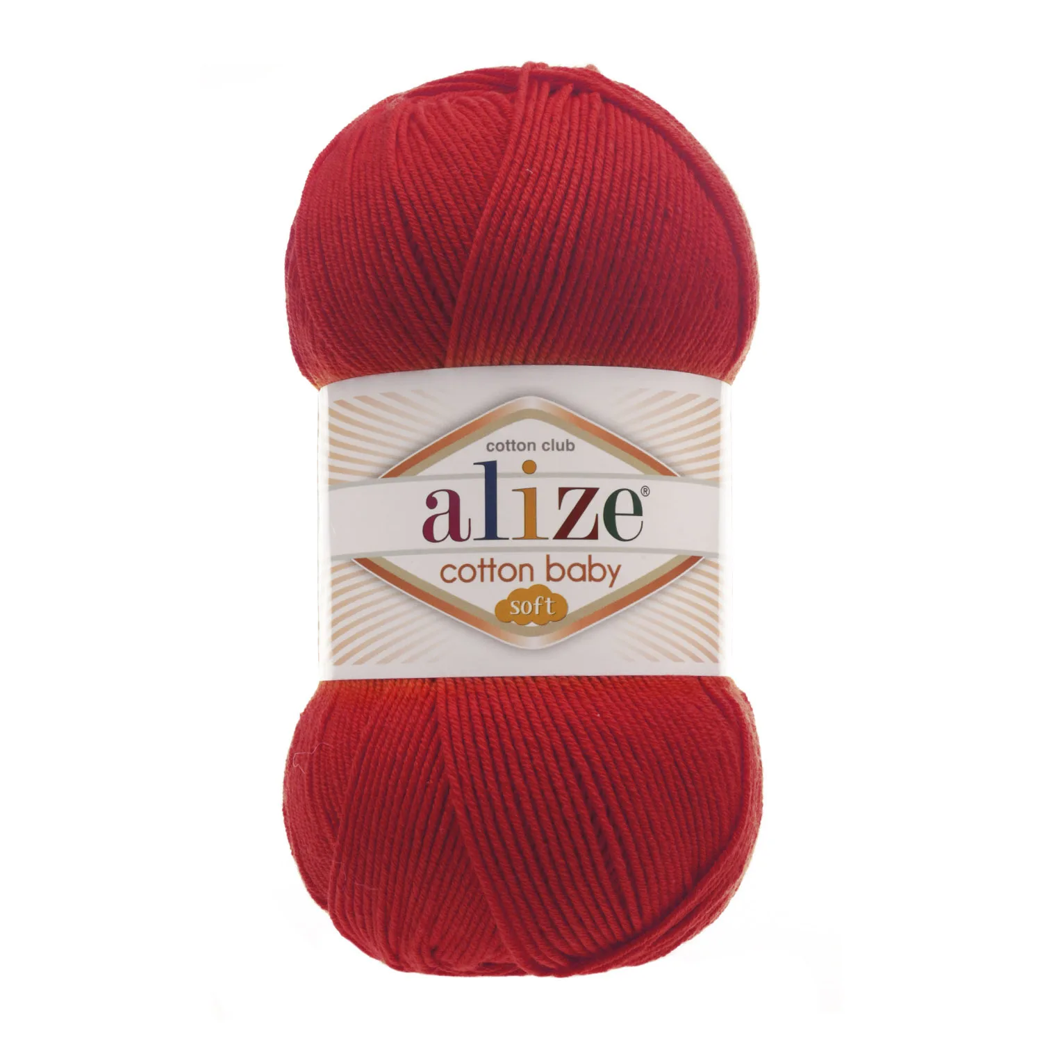 Пряжа для ручного вязания Alize Cotton Baby Soft Ball 100 грамм 270 метров акрил сезон весна /
