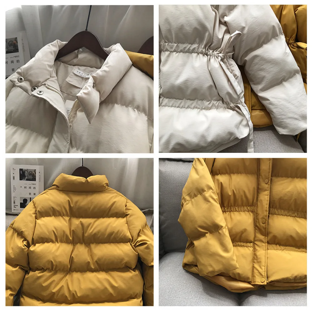 

2020 New Winter Jacket High Quality Coat Women Fashion Korean Stand Collar Jackets Woman Clothing Warm Casual All-Match Parka