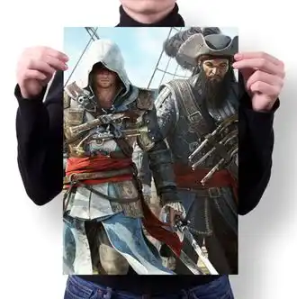 Плакат Ассасин Крид, Assassin&#039;s Creed №4, А2