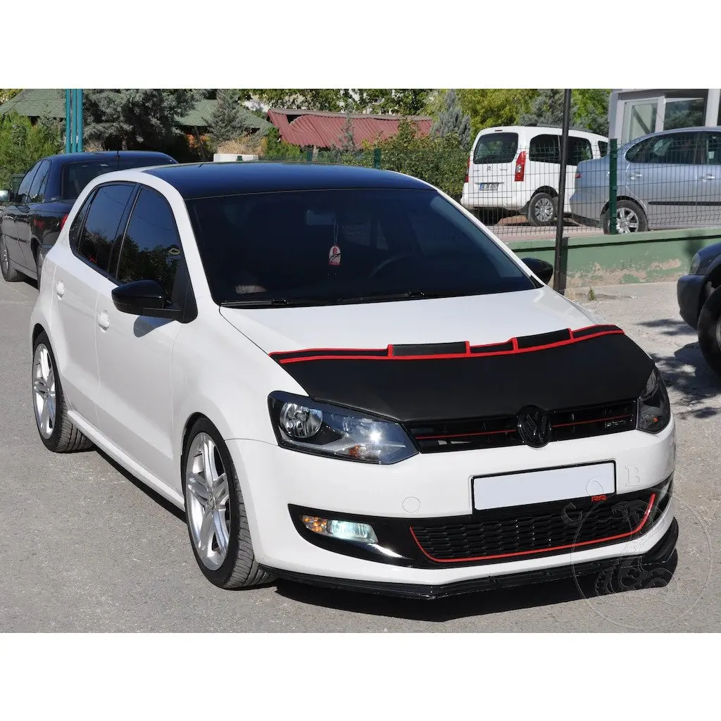 

Hood Bra Cover Bonnet Mask Fits For Volkswagen Polo 2009-2016 / 6R Car Protector Stone Guard Tuning Parts Accessories