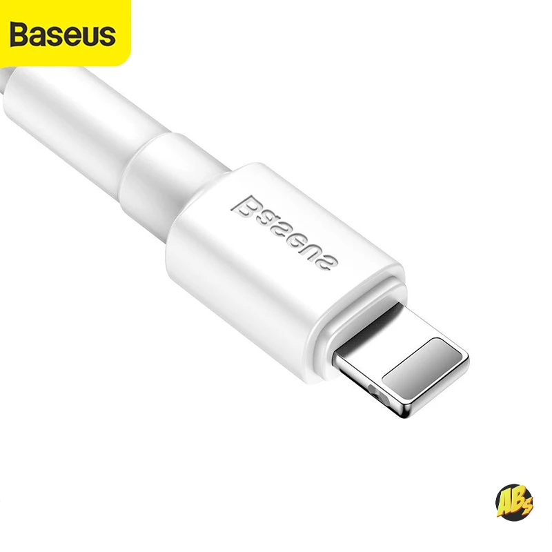 Кабель USB Lightning Baseus 1м 2.4А для зарядки iPhone iPad оригинал 12 11 10 9 xr xs max|Кабели мобильных