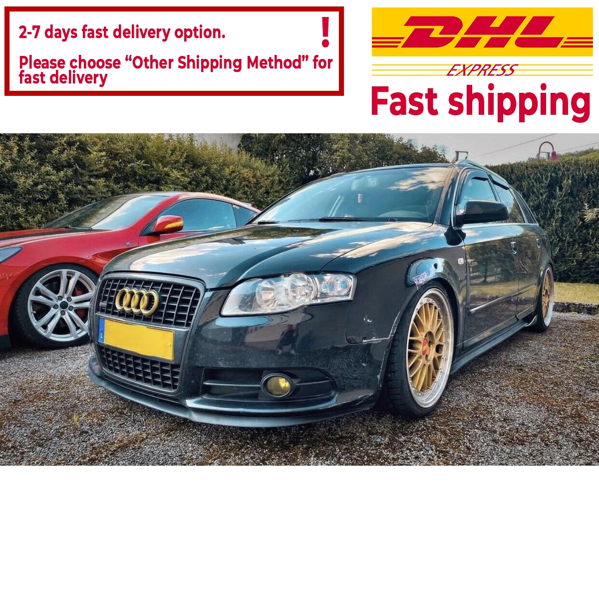 3 шт. передний спойлер для Audi S4 RS4 B7 A4 CUPRA R | Автомобили и мотоциклы
