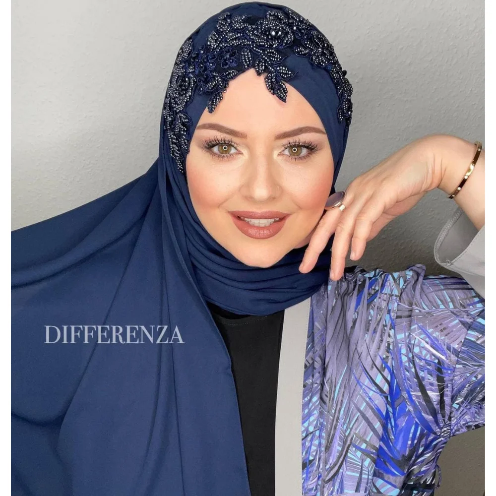 Hijab Femme Musulman шарф Foulard Musulmane Pour Femme Turbans For Women Bonnet Trico Abaya мусульманская одежда Turkey Khimar