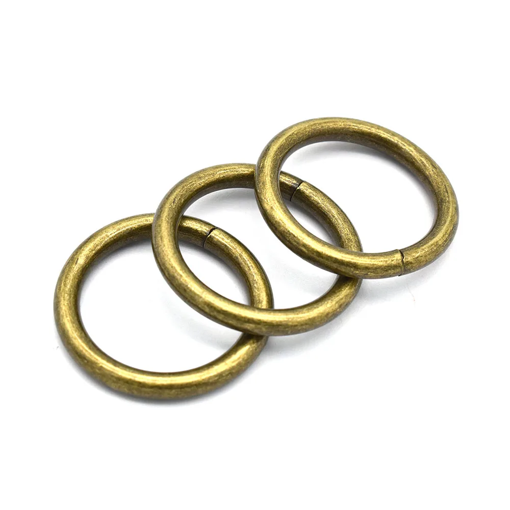 Bronze O Rings Round Buckle Strap Ring - Slide Buckles Welded Loops Purse Belt For Scarf Handbag Webbing | Дом и сад