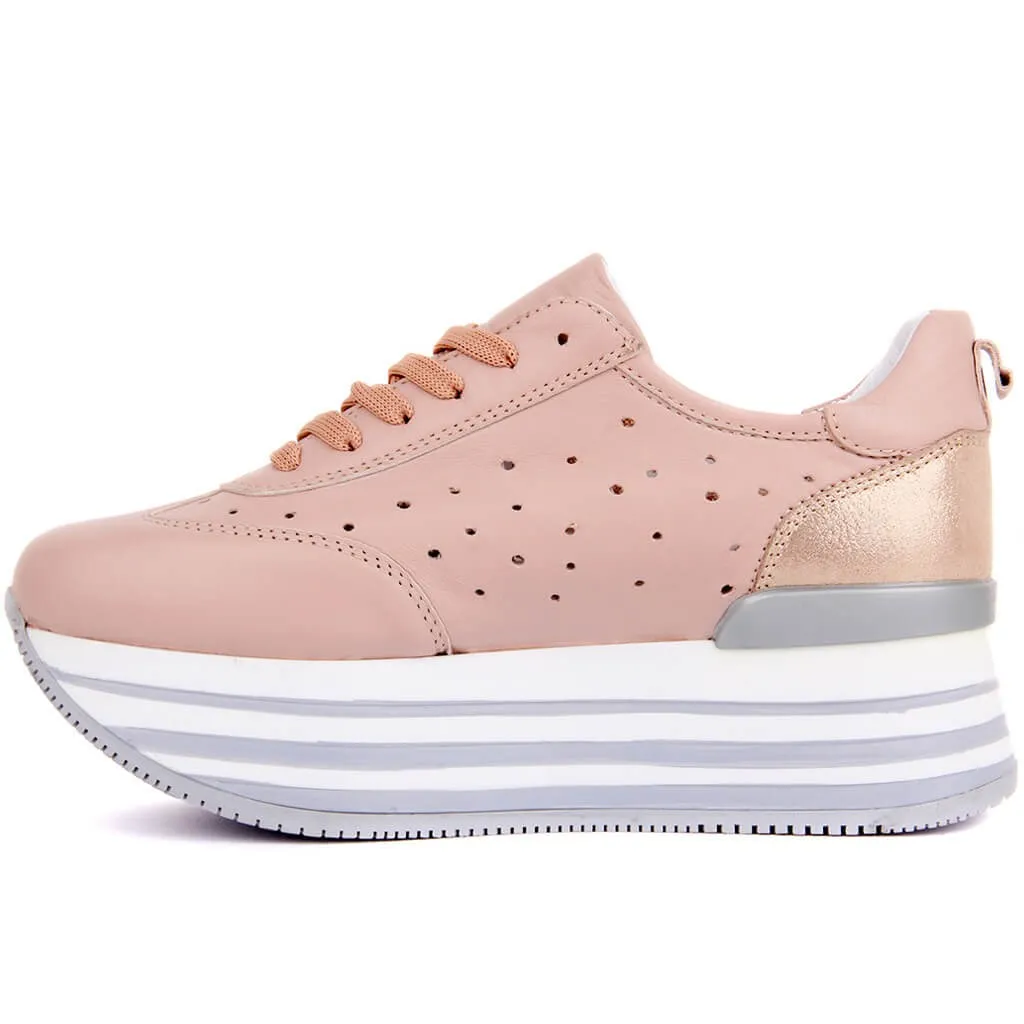 Sail Lakers-Leather Women Casual Shoes Breathable Ladies Platform Sneaker Footwear Chaussure Femme | Обувь