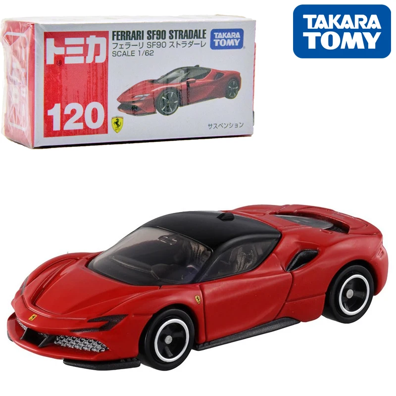 

Takara Tomy Tomica No.120 Ferrari SF90 Stradale 1/62 популярная детская игрушки моторные литая металлическая модель автомобиля