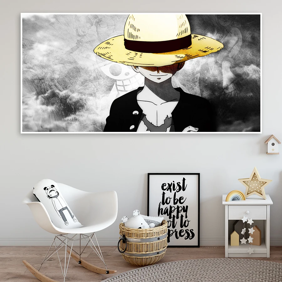 Холст HD Печать картины настенные художественные части цельный Обезьяна D.