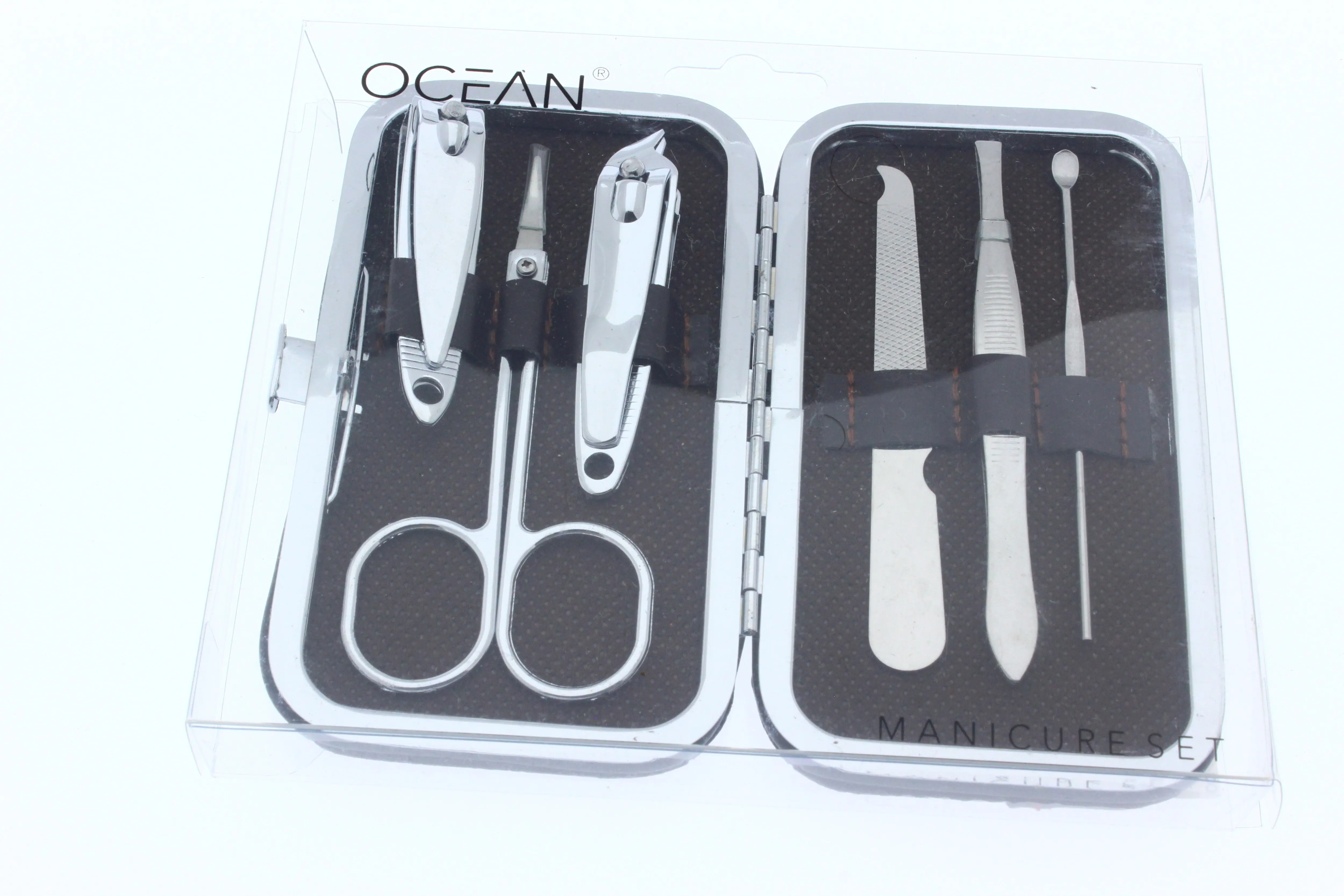 

Ocean Stainless Steel Manicure Set 6 pieces. FREE SHIPPING