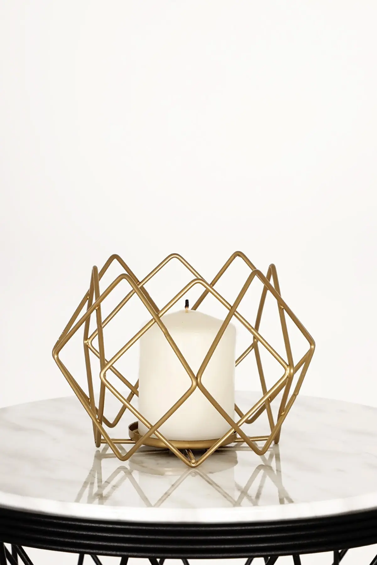 

Decorative Tumbled Metal Candle Holder LIGHT DECORATIVE ILLUMINATE-