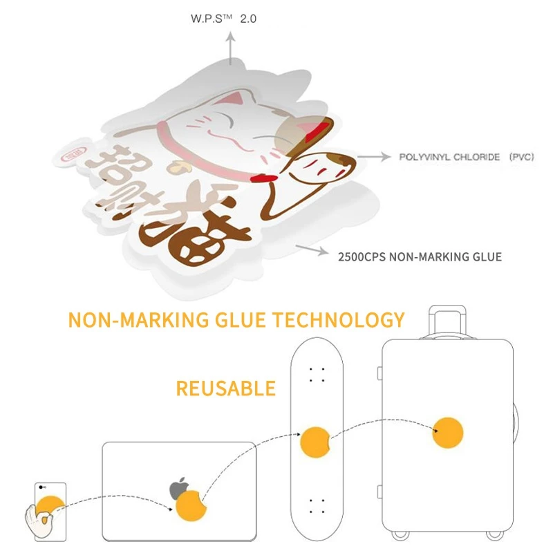 10/30/50 шт. водонепроницаемые наклейки для багажа скейтборда мотоцикла ноутбука |