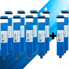 Vontron ULP1812-75 обратного осмоса 75GPD мембраны RO Универсальная совместимость замена лампы при помощи обратного осмоса усилители жилищных водных фильтр очиститель 10 шт.