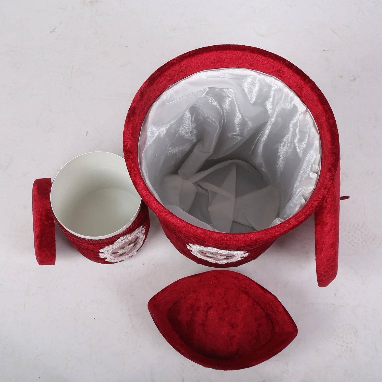 Miglior Bonny Home Shems Borgogna 6 Pezzi Set Di Cestini Per Biancheria E Set Di Tappetini Da Bagno Organizzatore Deposito Di Vestiti Sporchi E Tappeti Da Bagno