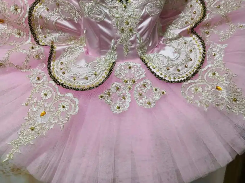 Профессиональный Костюм Балерины розовая сказочная фотография Классический для