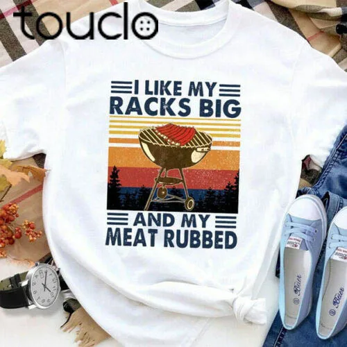 

I Like My Racks Big And My Meat Rubbed Vintage Men T-Shirt
