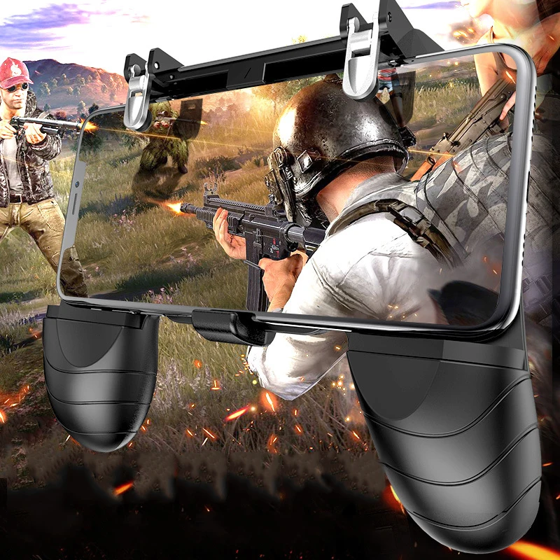Джойстики контроллер для PUBG мобильный игровой триггер Кнопка огня геймпад для IOS Android телефон W18 шутер Joypad с держателем