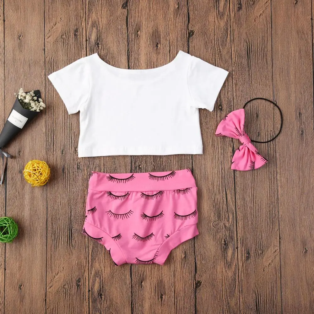 Комплекты одежды для новорожденных девочек летний женский комплект из 3