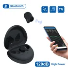 Перезаряжаемый слуховой аппарат с Bluetooth, программируемый многофункциональный звуковой усилитель для взрослых и пожилых людей, 120 дБ, глубокий слуховой аппарат