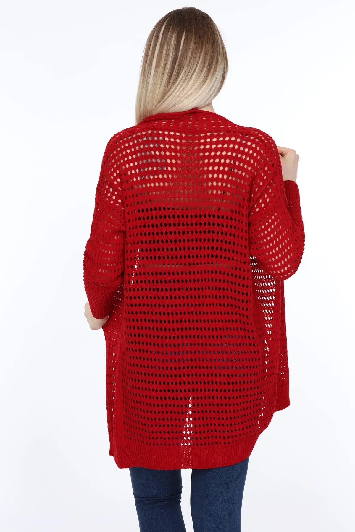 

Nigar Basturk Women Cardigan Red Color standard Size