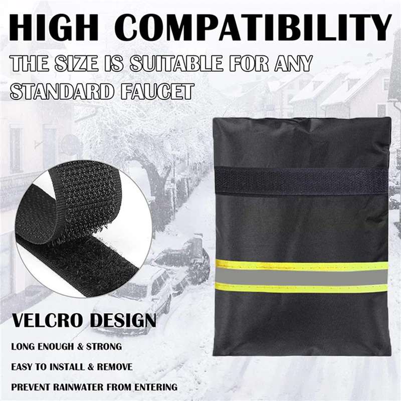 

1 Pcs Faucet Cover Antifreeze Protective Bib Protector Frost Winter Cloth Hose Outdoor Saving Tap Accessories