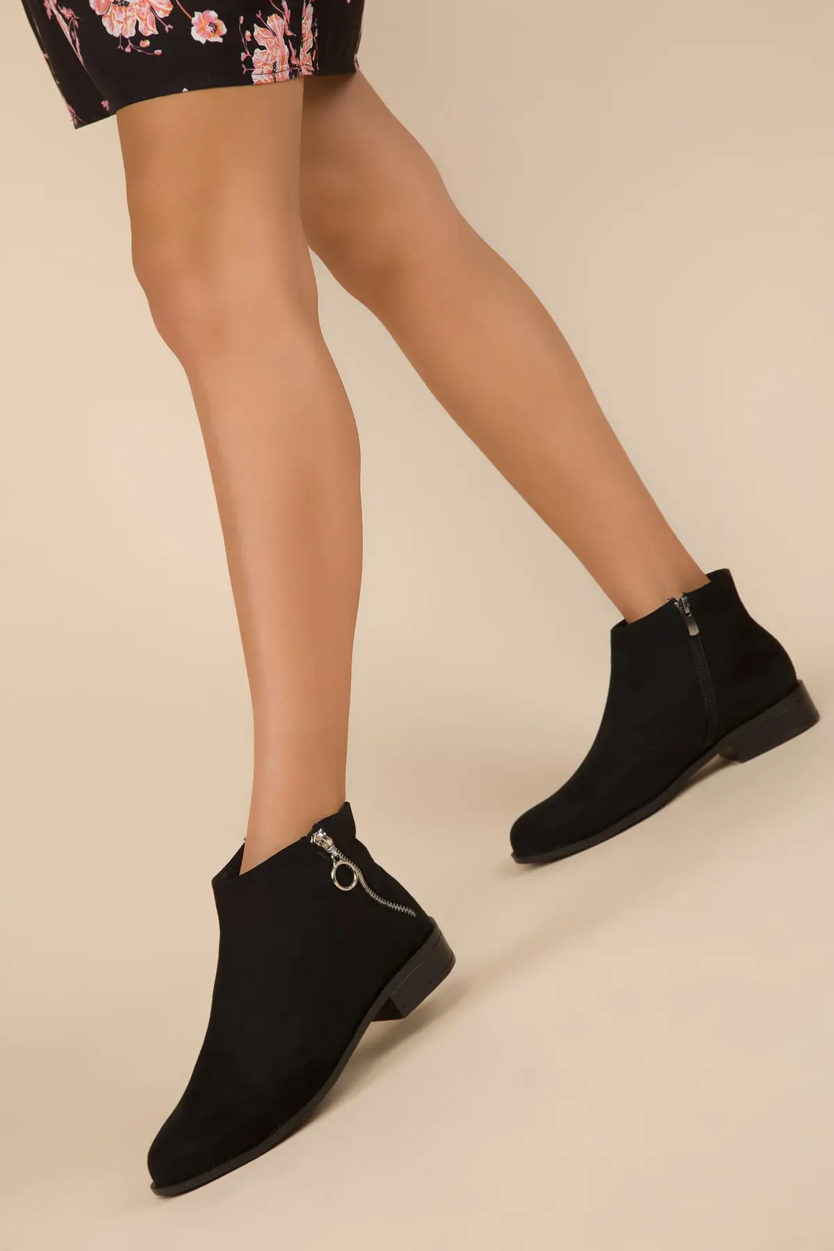 SOHO/Винтажные женские ботильоны Женские кожаные ботинки на молнии