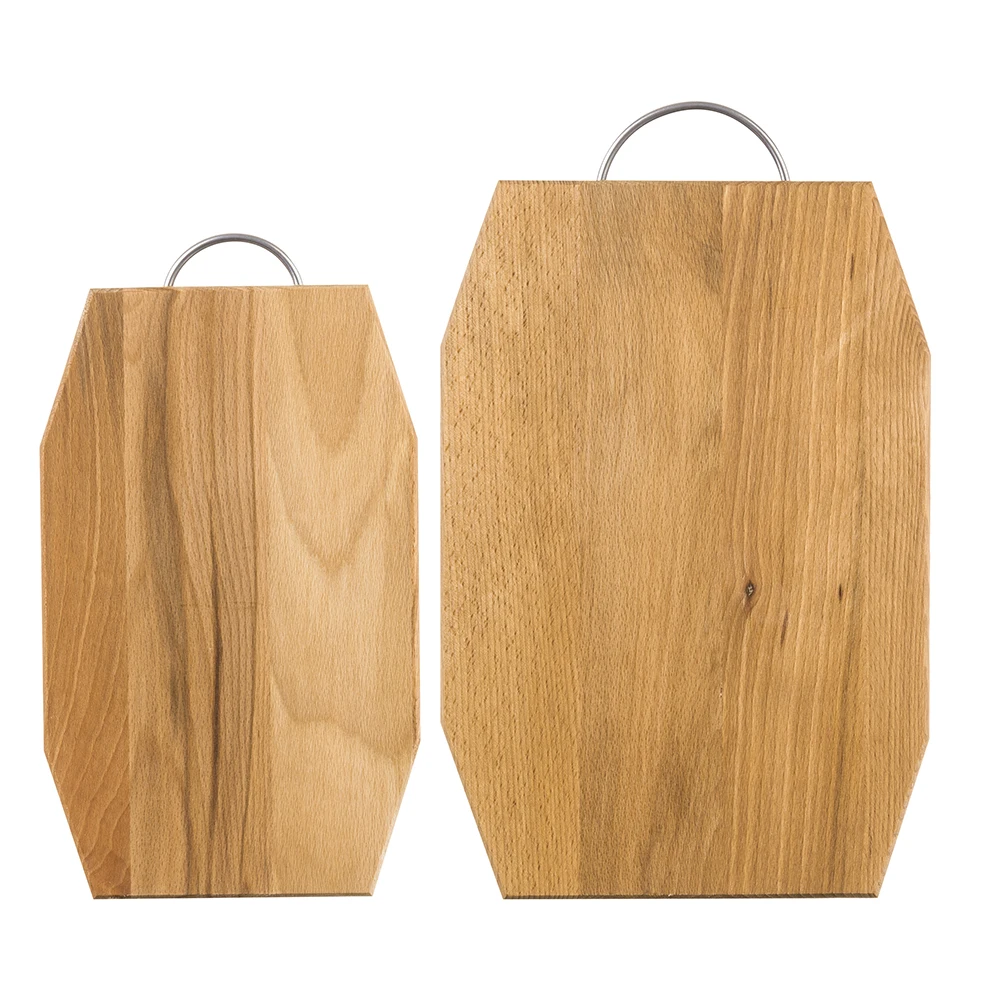 Set of 2 boards 39 5 х24 X1 4 cm and 33 х19 Elan Gallery beech Tableware on wooden stand | Дом и сад