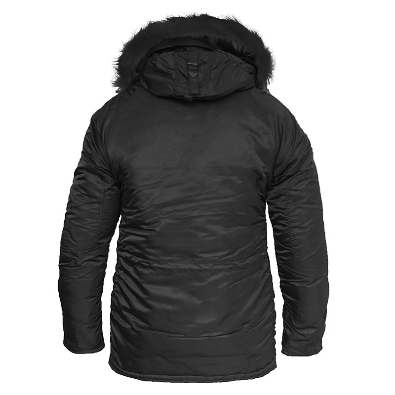 Куртка-аляска мужская черная Denali Black Line |