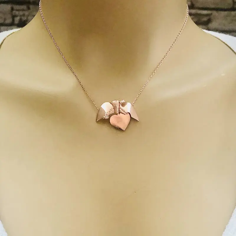 Откройте сердце любовь 925 Серебряное ожерелье для женщин подарок ювелирные