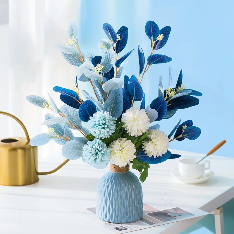 

Silk Artificial Flower Srapbook Home Room Table Decor Nordic Flower Bouquet Wedding Bridal Bouquet Party Decoration Fake Flower