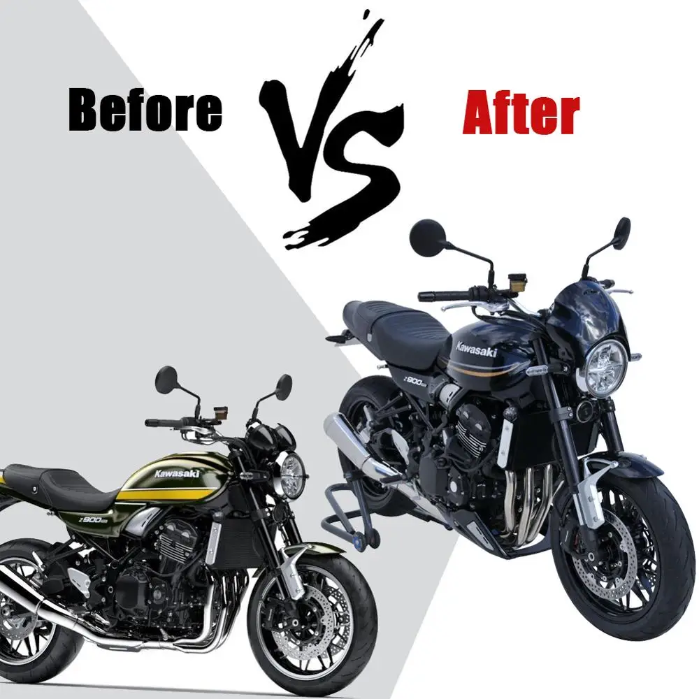 Ветровое стекло для мотоцикла лобовое Кафе Racer обтекатель ветрозащитный экран 2018