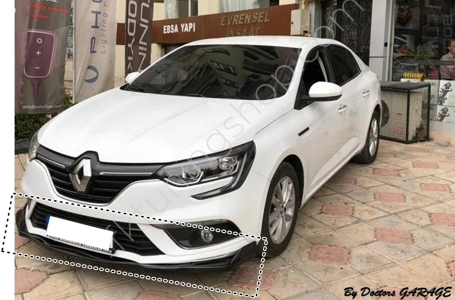 for renault megane 4 front bumper attachment 2016 2017 2018 2019 2020 lip splitter diffuser lip body car styling auto accessory bumpers aliexpress