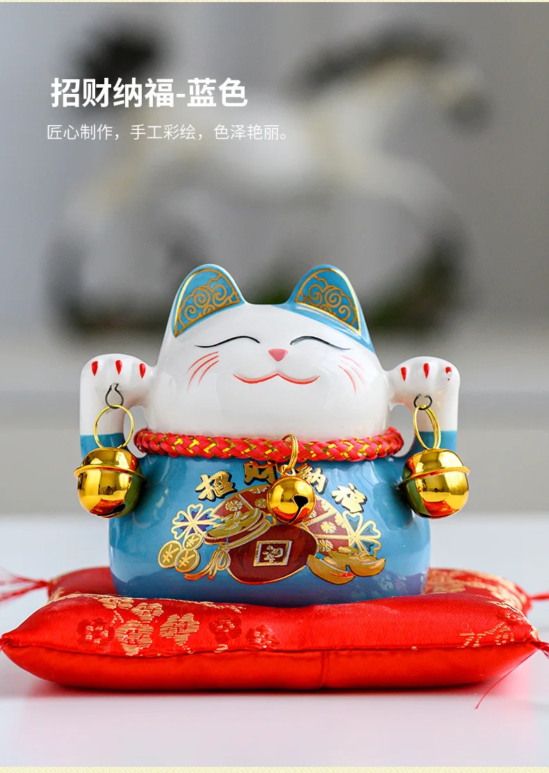 Счастливая кошка украшения копилка Рабочий стол подарок на заказ для девочек