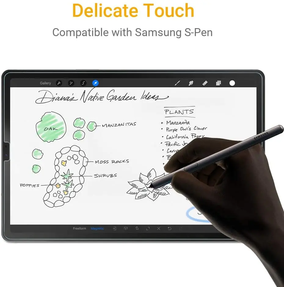 Протектор экрана EasyAcc для Samsung Galaxy Tab S5e 10 5 дюйма закаленное стекло протектор
