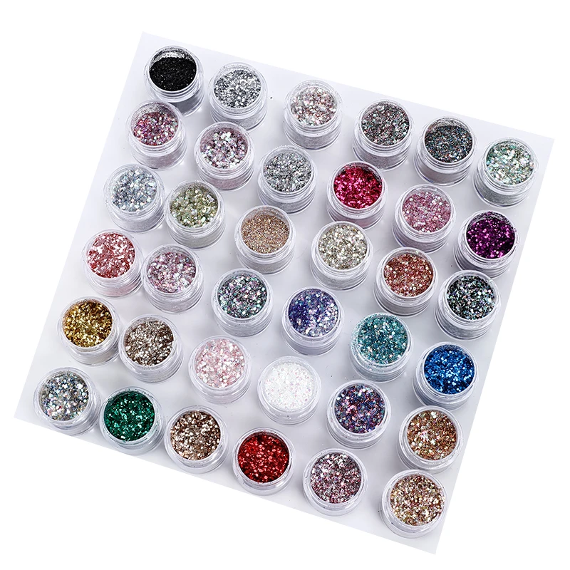 

New Nail Manicure Ornament Flake Unreal Color Candy Cellophane Shard Paper Silver Sequin Multicolor Option 2021