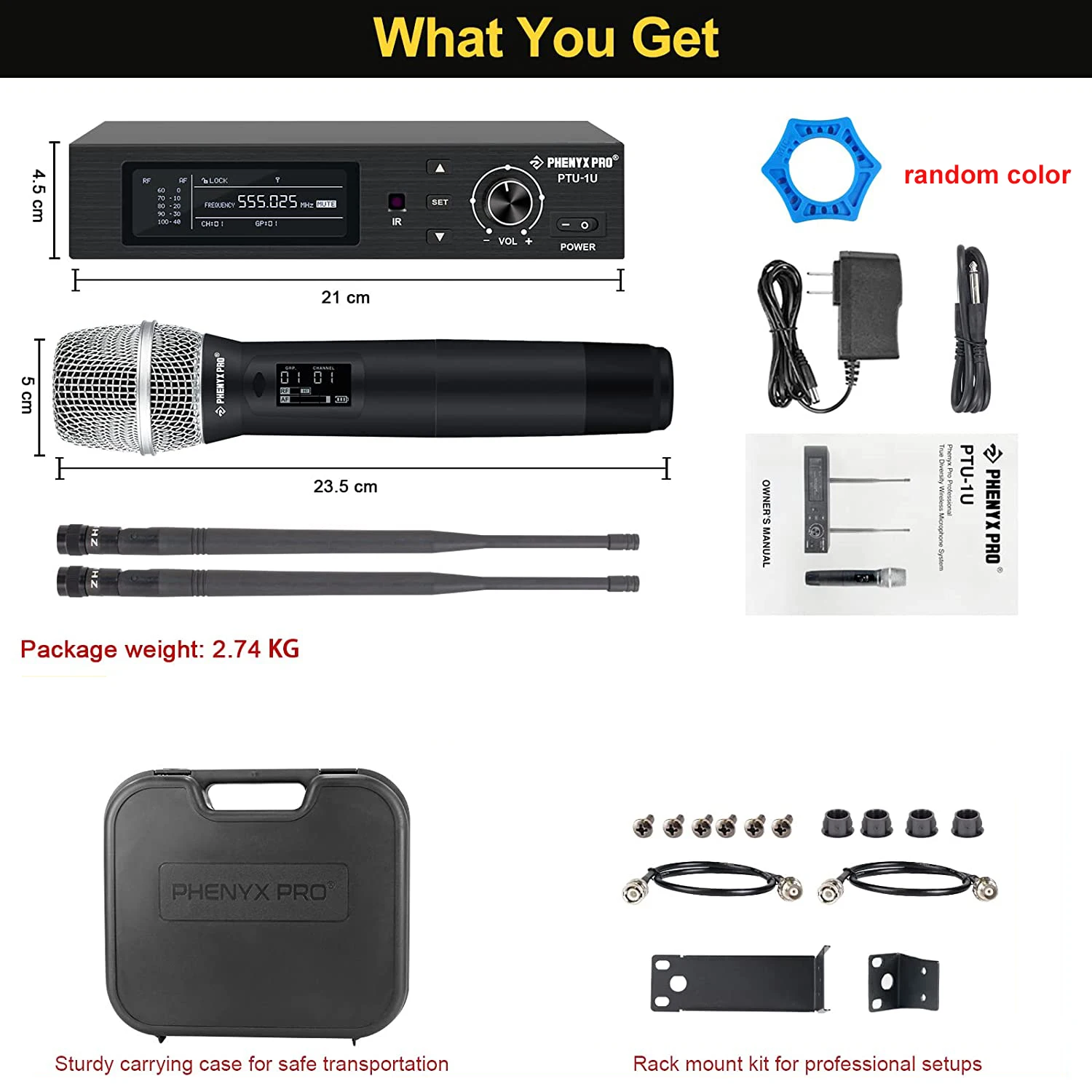 Беспроводная микрофонная система Phenyx Pro профессиональный беспроводной микрофон