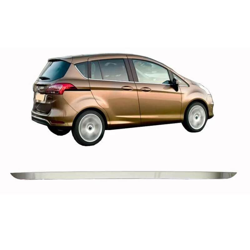 

Chrome Rear Trunk Tailgate Door Lid Cover Trim Strip for Ford B-Max 2012-2020
